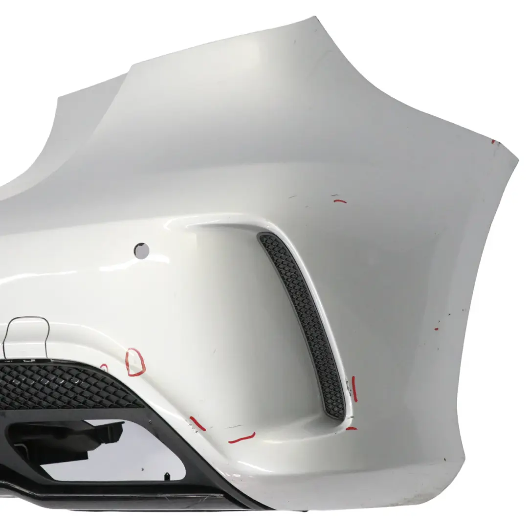 Zderzak Tylny AMG Polar Silver Srebrny Metalik - 761 do Mercedes W176 o numerze A1768805840 Mercedes W176 Zderzak Tylny AMG Polar Silver Srebrny Metalik - 761 - SKU A1768805840-PLS1 - Numer Części A1768805840