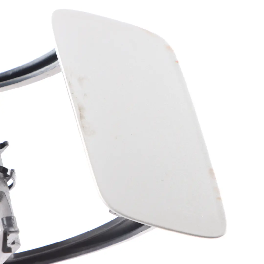 Front Bumper Left N/S Headlight Washer Cover Polar Silver - 761 to Mercedes W176 with Part number A1768851122 Mercedes W176 Front Bumper Left N/S Headlight Washer Cover Polar Silver - 761 - SKU A1768851122-PLS - Part number A1768851122