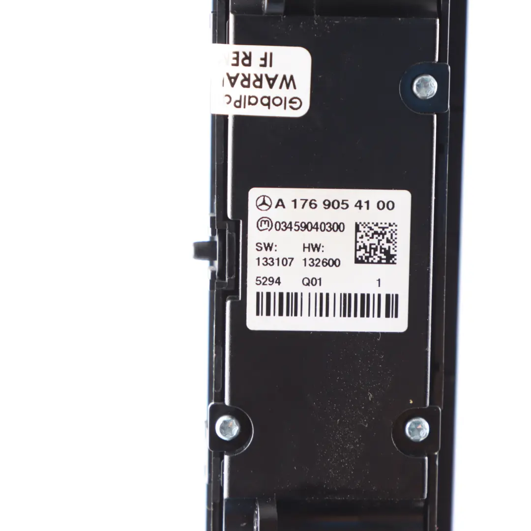 Mercedes C117 W176 Switch Control Panel Seat Heating Hazard PDC - SKU A1769054100 - Part number A1769054100