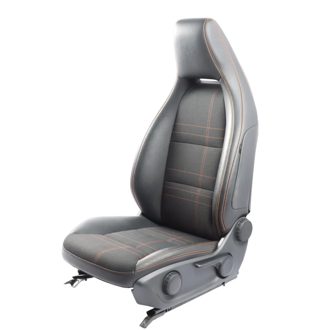 Mercedes W176 Sedile anteriore sportivo sinistro pelle tessuto nero Artico - SKU A1769108301-3 - Numero di parte A1769108301