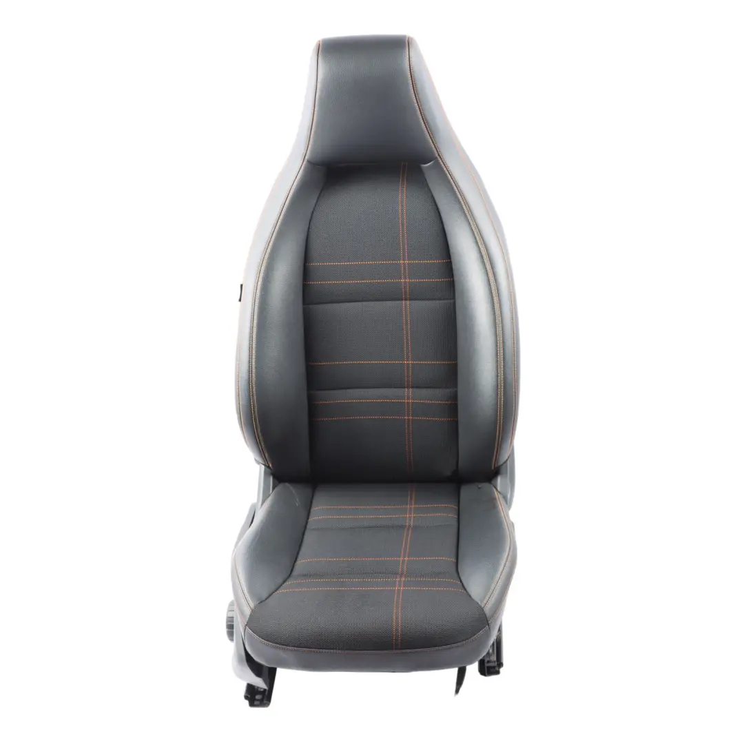 Mercedes W176 Front Seat Sport Right O/S Leather Cloth Black - SKU A1769108401-3 - Part number A1769108401