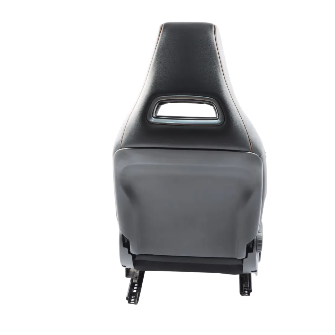 Front Seat Sport Right O/S Leather Cloth Black to Mercedes W176 with Part number A1769108401 Mercedes W176 Front Seat Sport Right O/S Leather Cloth Black - SKU A1769108401-3 - Part number A1769108401
