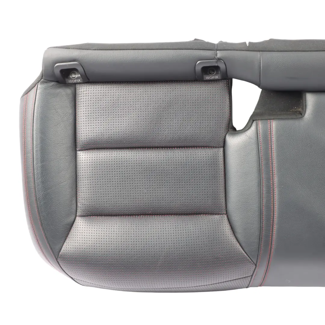 Bench Mercedes C117 W176 Couch Covering Black Leather Red Stitching to Rear Seat with Part number A1769201000 Rear Seat Bench Mercedes C117 W176 Couch Covering Black Leather Red Stitching - SKU A1769201000-1 - Part number A1769201000