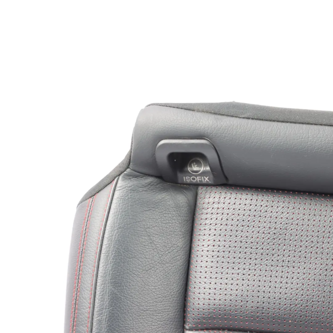 Rear Seat Bench Mercedes C117 W176 Couch Covering Black Leather Red Stitching - SKU A1769201000-1 - Part number A1769201000