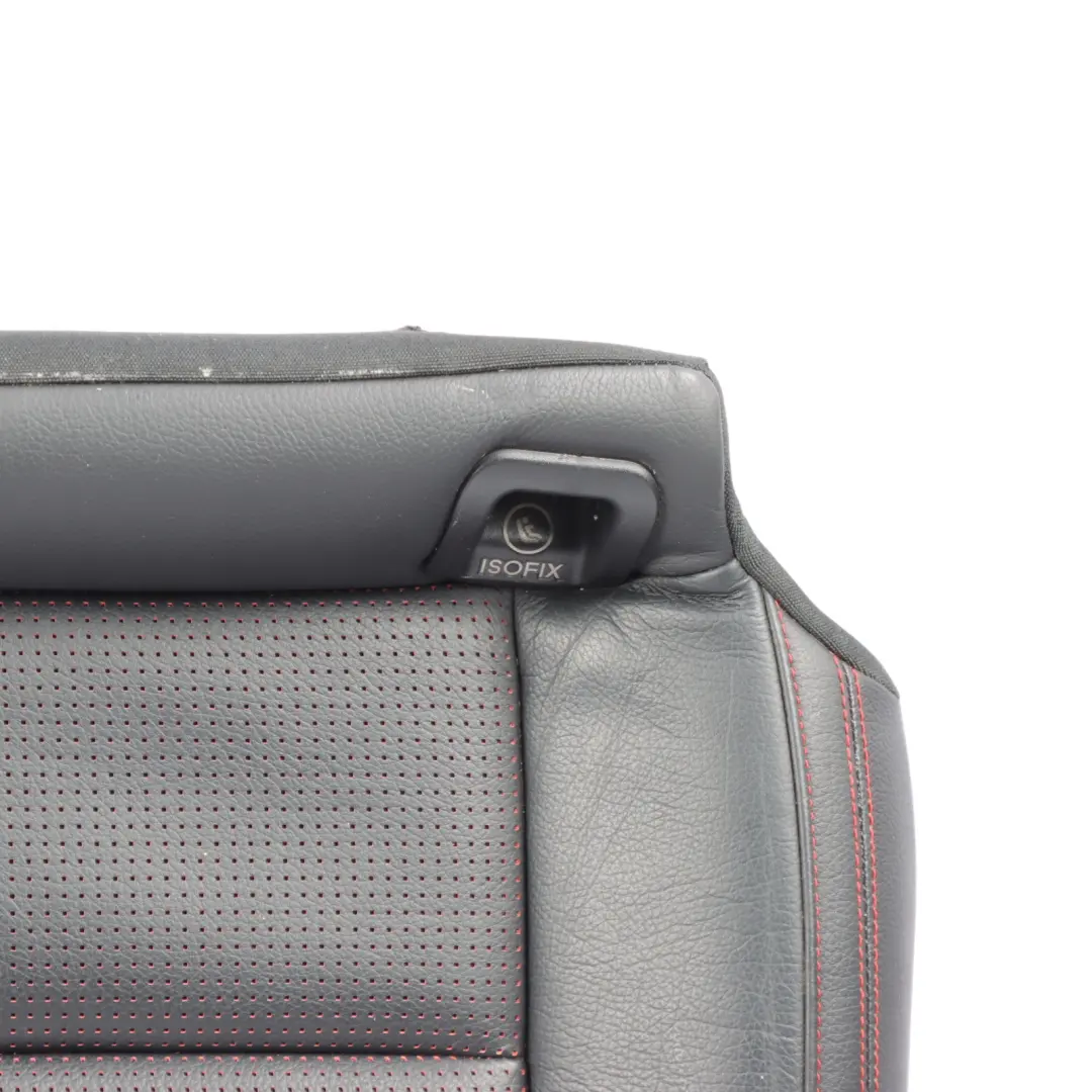 Rear Seat Bench Mercedes C117 W176 Couch Covering Black Leather Red Stitching - SKU A1769201000-1 - Part number A1769201000