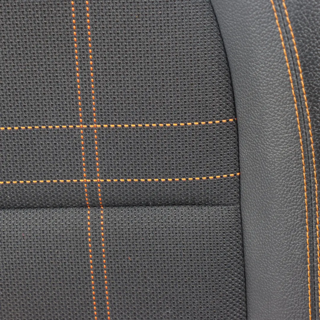 Backrest Rear Left N/S Leather Cloth Fabric Black to Mercedes W176 Seat with Part number A1769204501 Mercedes W176 Seat Backrest Rear Left N/S Leather Cloth Fabric Black - SKU A1769204501-1 - Part number A1769204501