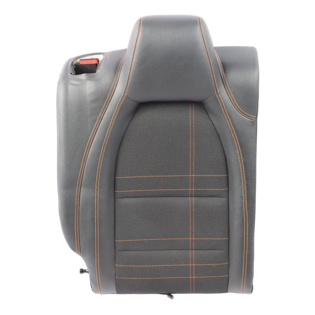 Backrest Rear Right O/S Leather Cloth Fabric Black to Mercedes W176 Seat with Part number A1769208600 Mercedes W176 Seat Backrest Rear Right O/S Leather Cloth Fabric Black - SKU A1769208600-2 - Part number A1769208600