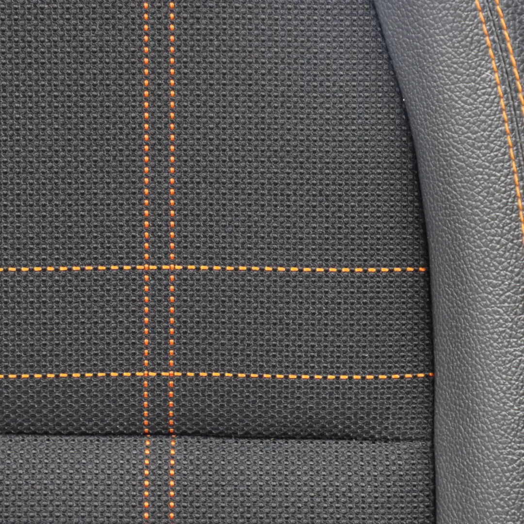 Backrest Rear Right O/S Leather Cloth Fabric Black to Mercedes W176 Seat with Part number A1769208600 Mercedes W176 Seat Backrest Rear Right O/S Leather Cloth Fabric Black - SKU A1769208600-2 - Part number A1769208600