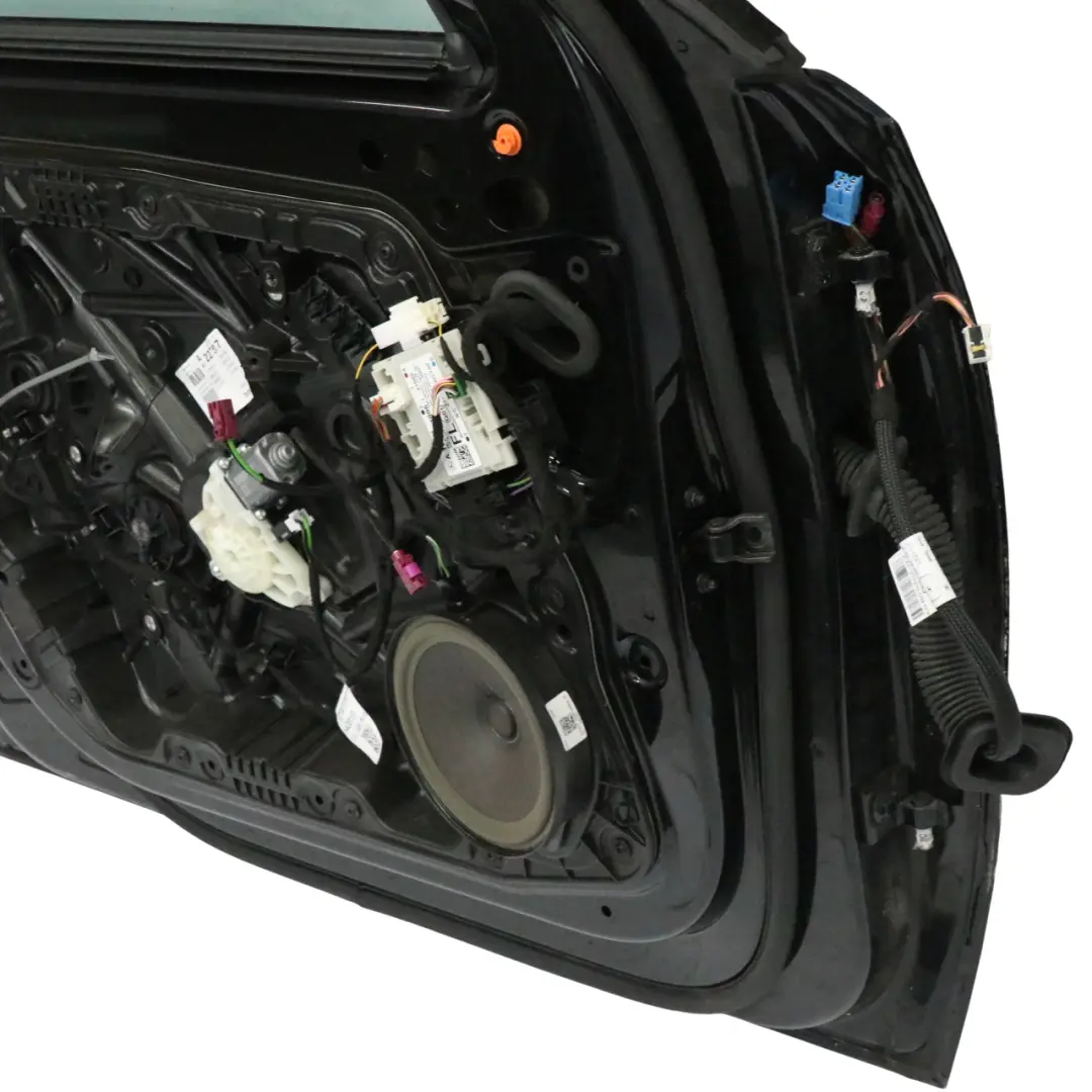 Door Front Left N/S A-Class Kosmos Black Metallic - 191 to Mercedes W177 with Part number A1777200700 Mercedes W177 Door Front Left N/S A-Class Kosmos Black Metallic - 191 - SKU A1777200700-KB - Part number A1777200700