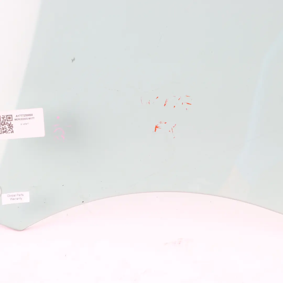 Side Window Front Right Door Glass Glazing AS2 to Mercedes W177 with Part number A1777259800 Mercedes W177 Side Window Front Right Door Glass Glazing AS2 - SKU A1777259800 - Part number A1777259800
