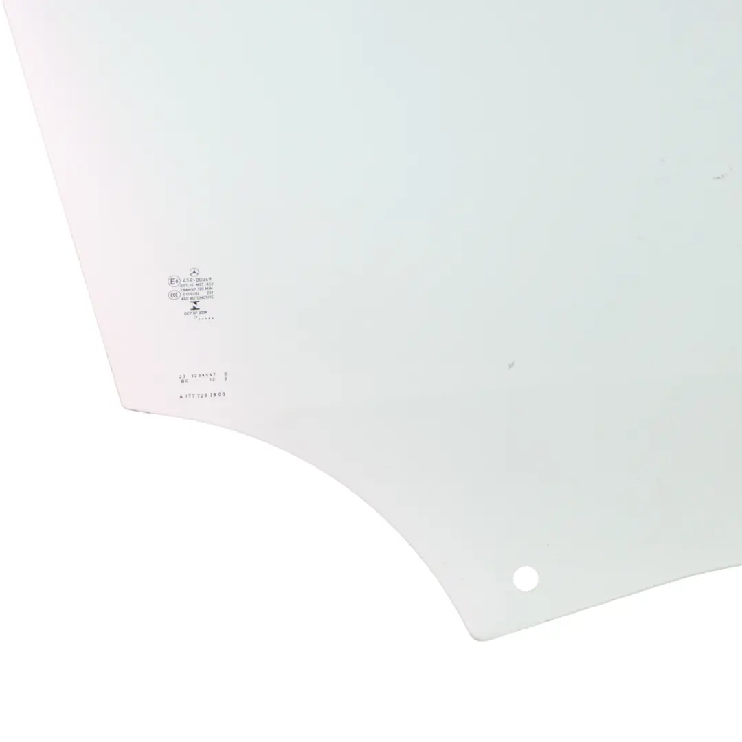 Fenêtre Latérale Avant Porte Droite Vitrage AS2 pour Mercedes W177 à propos du numéro de pièce A1777259800 Mercedes W177 Fenêtre Latérale Avant Porte Droite Vitrage AS2 - SKU A1777259800 - Numéro de pièce A1777259800