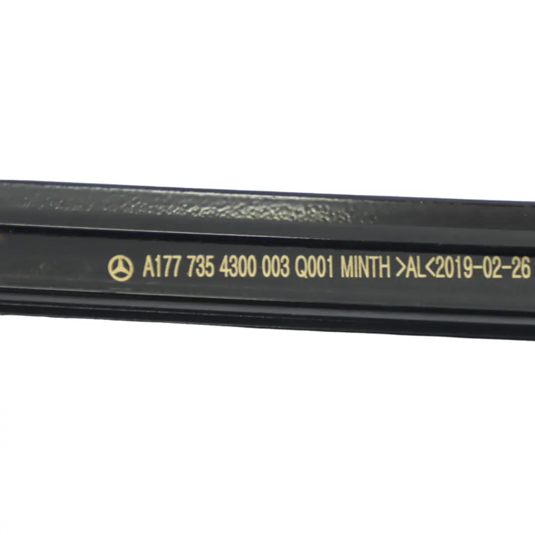 Mercedes W177 Window Trim Frame Cover Door Rear Left N/S Black - SKU A1777352501 - Part number A1777352501