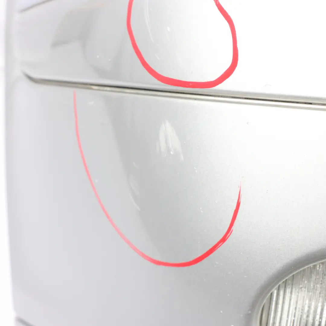 Front Bumper Trim Panel Brilliant Silver Metallic - 744 to Mercedes W203 with Part number A2038853025 Mercedes W203 Front Bumper Trim Panel Brilliant Silver Metallic - 744 - SKU A2038853025-BS1 - Part number A2038853025