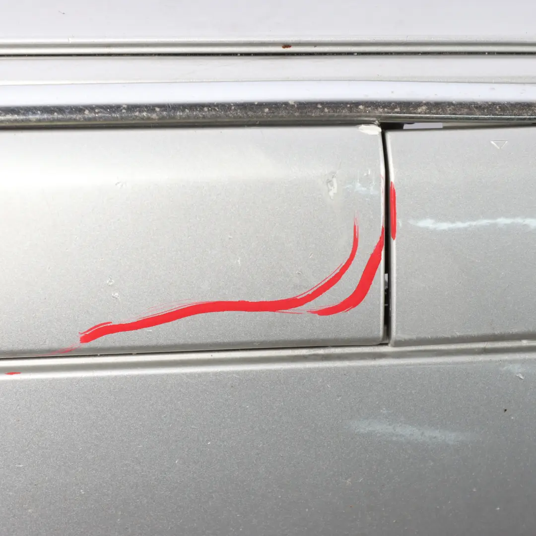 Front Bumper Trim Panel Brilliant Silver Metallic - 744 to Mercedes W203 with Part number A2038853025 Mercedes W203 Front Bumper Trim Panel Brilliant Silver Metallic - 744 - SKU A2038853025-BS1 - Part number A2038853025