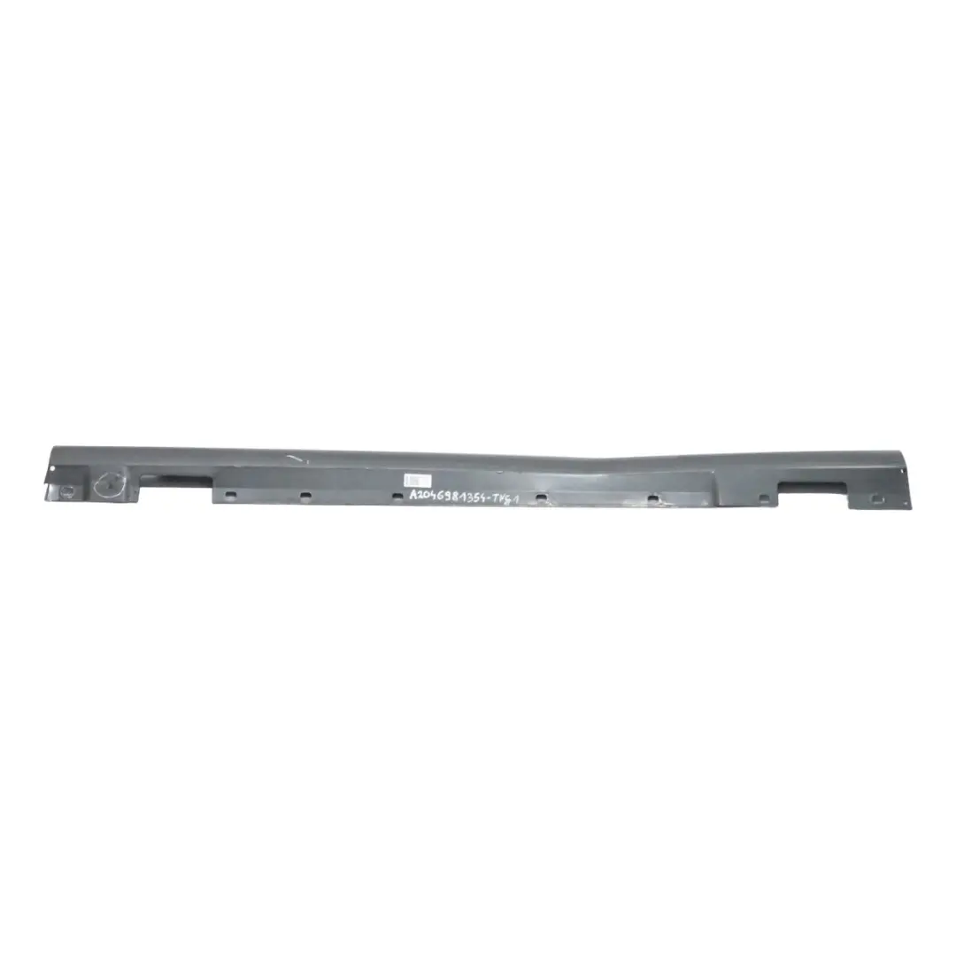 Mercedes W204 Side Skirt Cover Door Sill Panel Left N/S Tenorite Grey - 755 - SKU A2046981354-TNG1 - Part number A2046981354