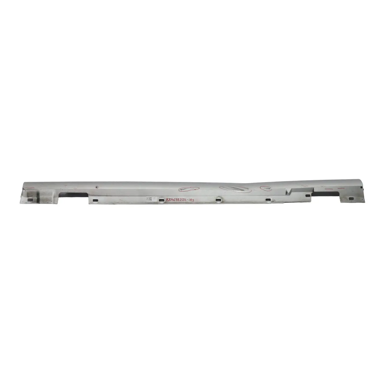 Mercedes C204 AMG Gonna laterale copri soglia sinistra Iridium Silver 775