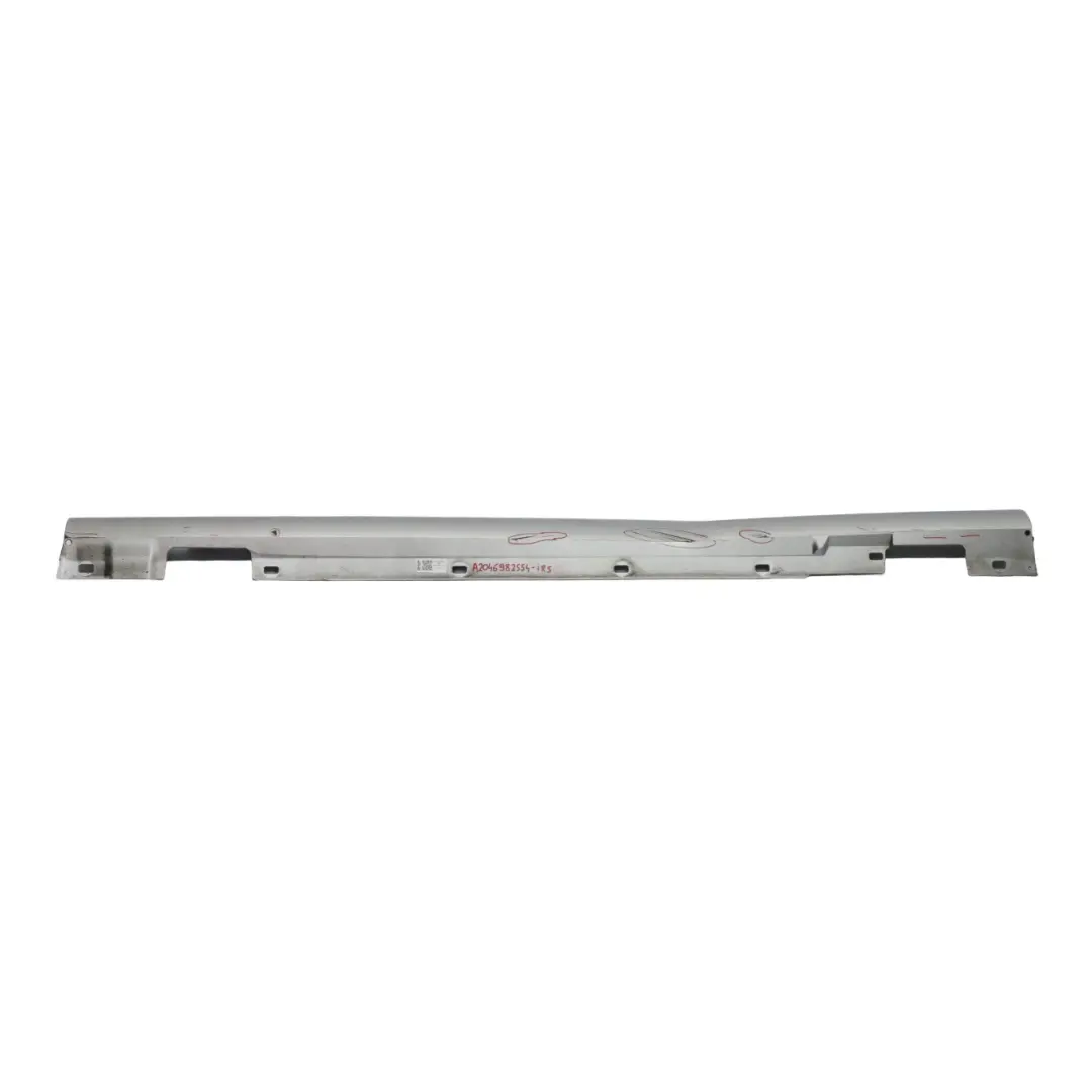 Mercedes C204 AMG SeitenschwellerTürschweller Abdeckung links Iridium Silber 775 - SKU A2046982554-IRS - Teilenummer A2046982554