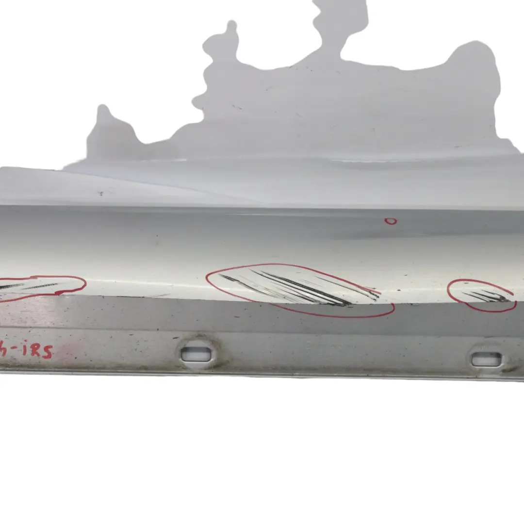 Mercedes C204 AMG Side Skirt Styling Door Sill Cover Left N/S Iridium Silver 775 - SKU A2046982554-IRS - Part number A2046982554