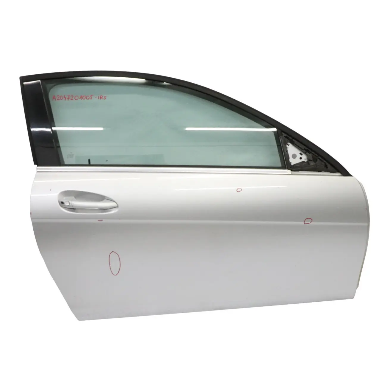 Front Door Mercedes C204 W204 Coupe Right O/S Iridium Silver Metallic - 775