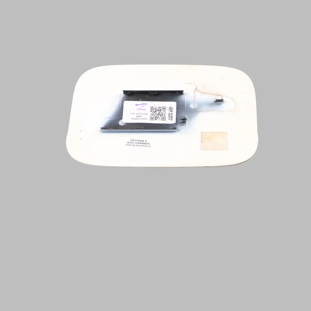Fill Flap Fuel Tank Cap Cover Trim Diamond White Metallic - 799 to Mercedes S204 with Part number A2047540009 Mercedes S204 Fill Flap Fuel Tank Cap Cover Trim Diamond White Metallic - 799 - SKU A2047540009-DWM - Part number A2047540009