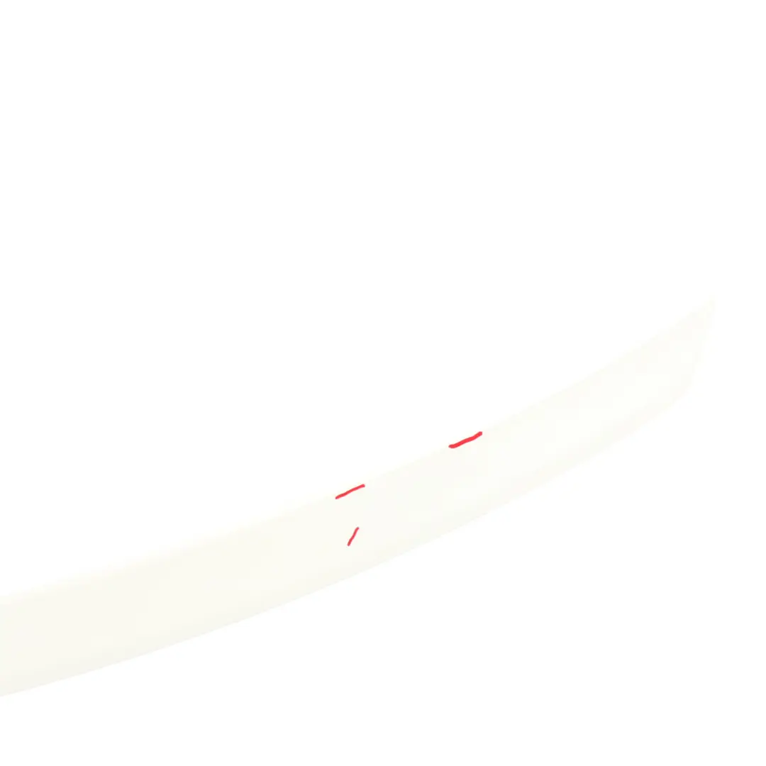 Mercedes W204 Rear Boot Lid Tailgate Moulding Trim Strip AMG Polar White - 149 - SKU A2047900388-POL - Part number A2047900388