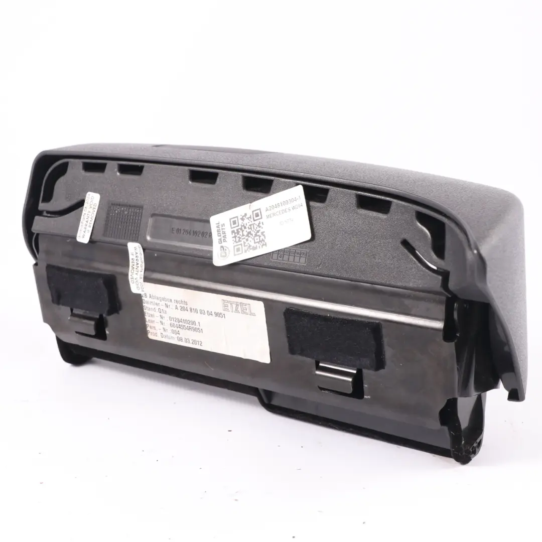 Mercedes W204 Seat Storage Box Under Tray Right O/S Compartment - SKU A2048100304-1 - Part number A2048100304