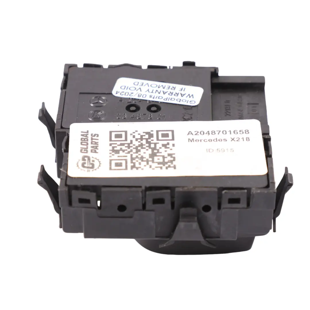 CLS350 Interruttore Regolazione Sedile Anteriore Destro Porte per Mercedes X218 con numero di parte A2048701658 Mercedes X218 CLS350 Interruttore Regolazione Sedile Anteriore Destro Porte - SKU A2048701658 - Numero di parte A2048701658