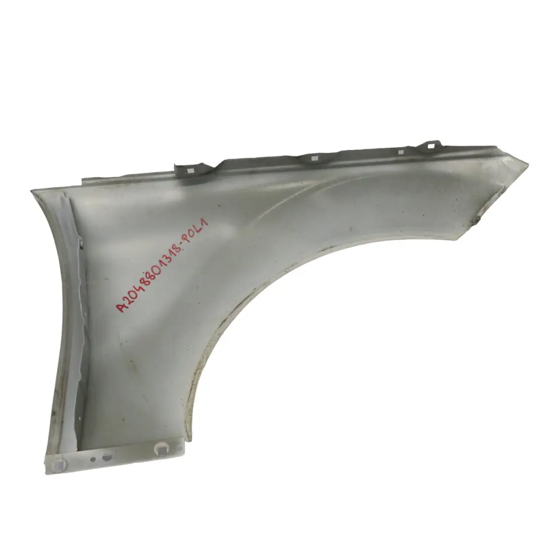 Mercedes W204 Panneau latéral de l'aile avant gauche Polar White - 149 - SKU A2048801318-POL1 - Numéro de pièce A2048801318