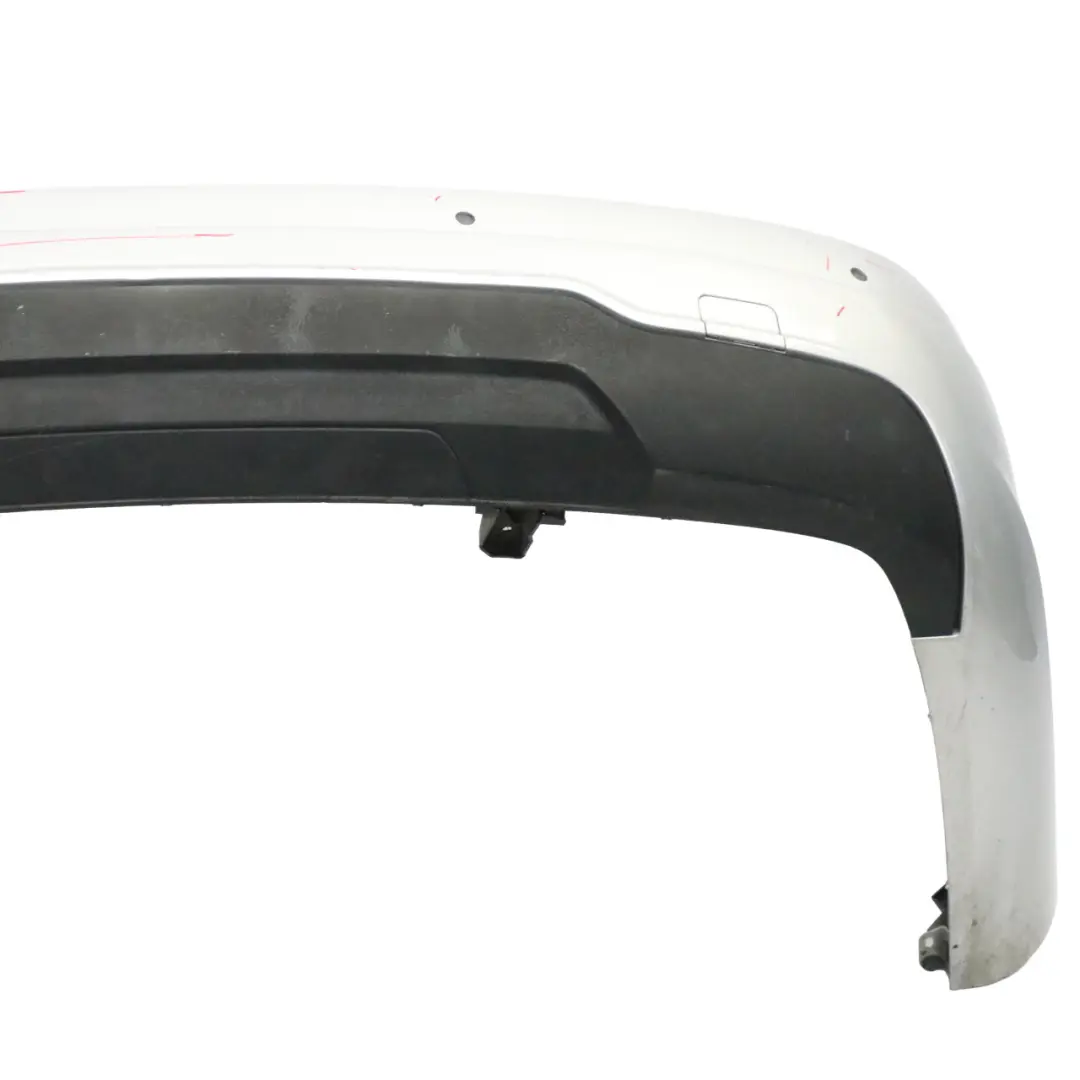 Mercedes W204 AMG Rear Bumper Trim Panel Cover Iridium Silver Metallic - 775 - SKU A2048809347-IRS2 - Part number A2048809347