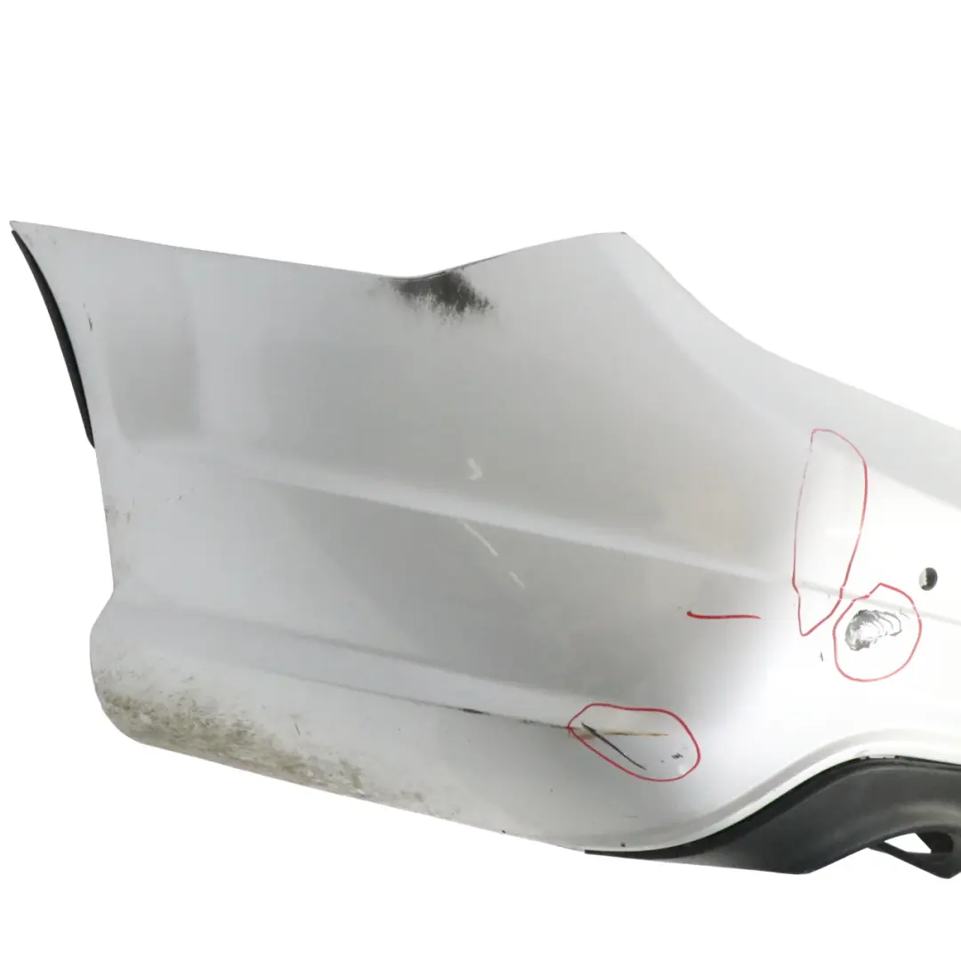 Bumper Trim Panel Cover Iridium Silver Metallic - 775 to Mercedes W204 AMG Rear with Part number A2048809347 Mercedes W204 AMG Rear Bumper Trim Panel Cover Iridium Silver Metallic - 775 - SKU A2048809347-IRS2 - Part number A2048809347