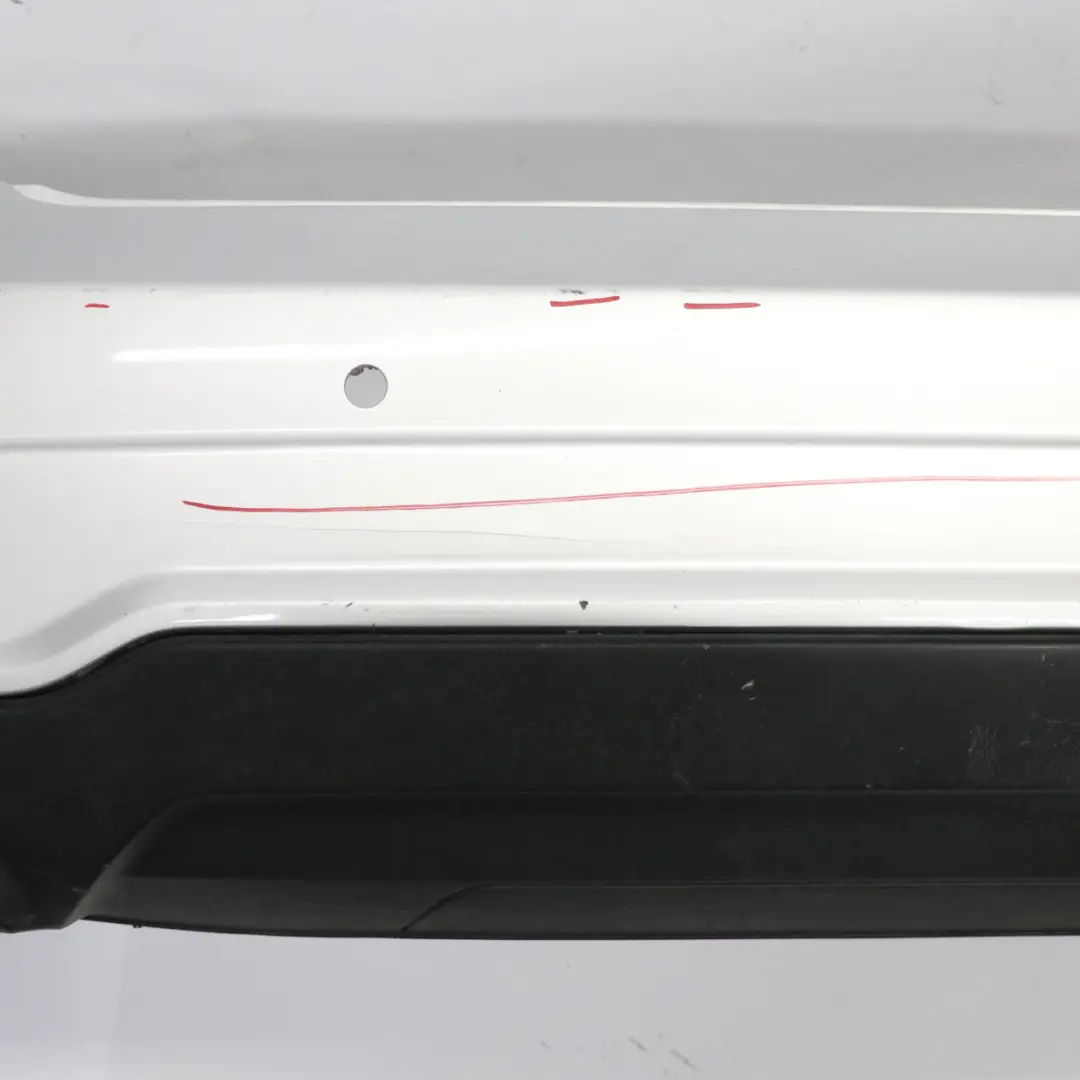 Mercedes W204 AMG Rear Bumper Trim Panel Cover Iridium Silver Metallic - 775 - SKU A2048809347-IRS2 - Part number A2048809347