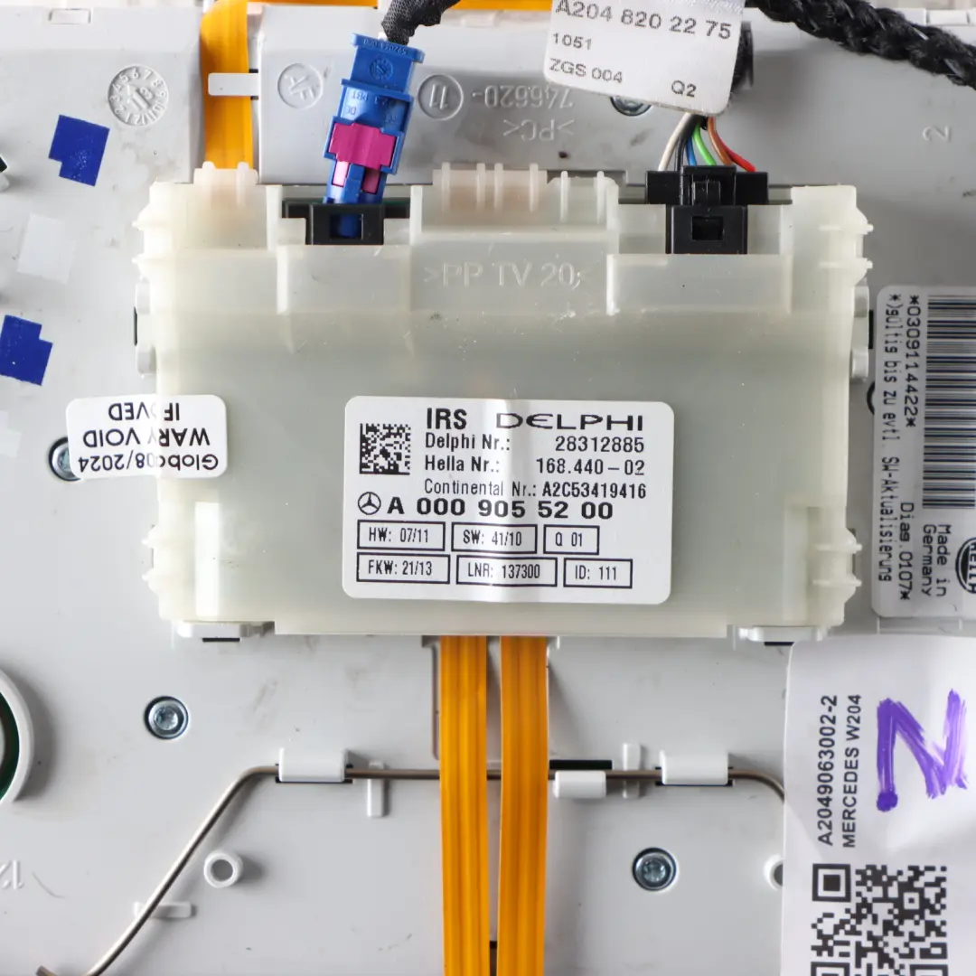  Luce tetto Mercedes W204 C207 anteriore lampada interna Nero - SKU A2049063002-2 - Numero di parte A2049063002