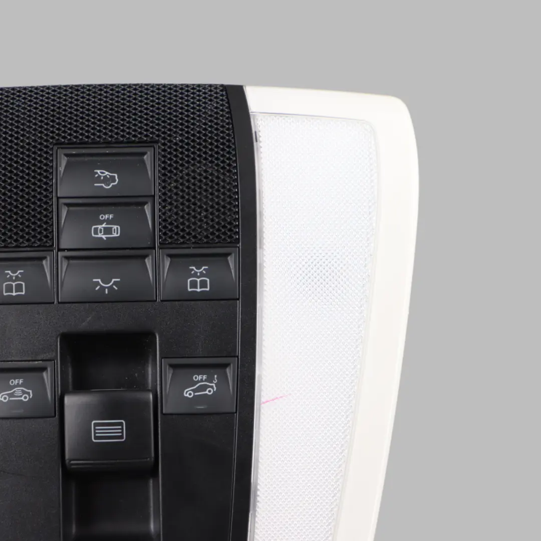 Headliner Sun Roof Reading Lamp Light Panel Switch to Mercedes W204 with Part number A2049063002 Mercedes W204 Headliner Sun Roof Reading Lamp Light Panel Switch - SKU A2049063002-2 - Part number A2049063002