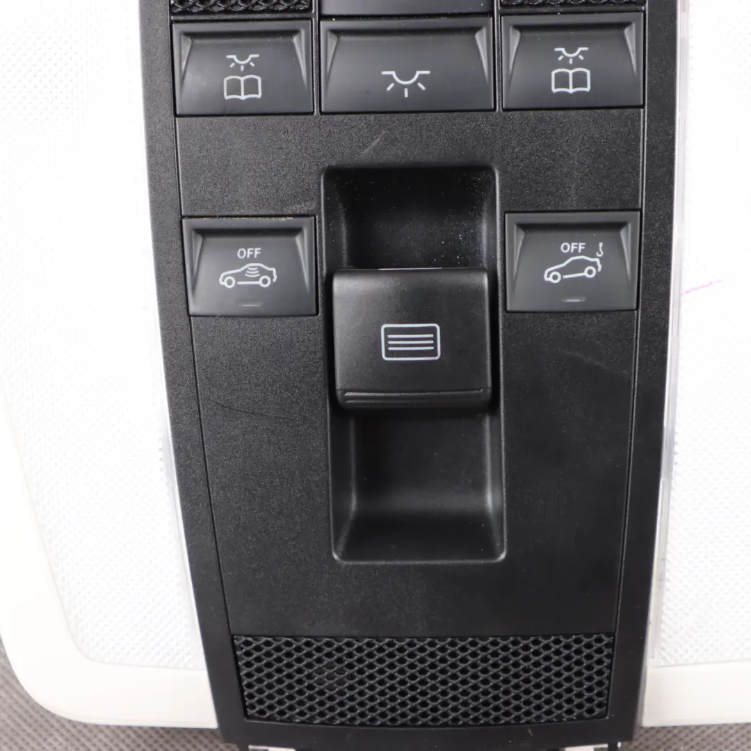 Headliner Sun Roof Reading Lamp Light Panel Switch to Mercedes W204 with Part number A2049063002 Mercedes W204 Headliner Sun Roof Reading Lamp Light Panel Switch - SKU A2049063002-2 - Part number A2049063002