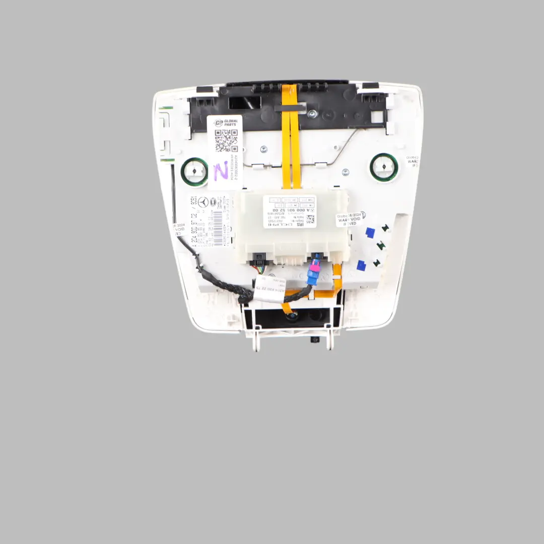 Headliner Sun Roof Reading Lamp Light Panel Switch to Mercedes W204 with Part number A2049063002 Mercedes W204 Headliner Sun Roof Reading Lamp Light Panel Switch - SKU A2049063002-2 - Part number A2049063002