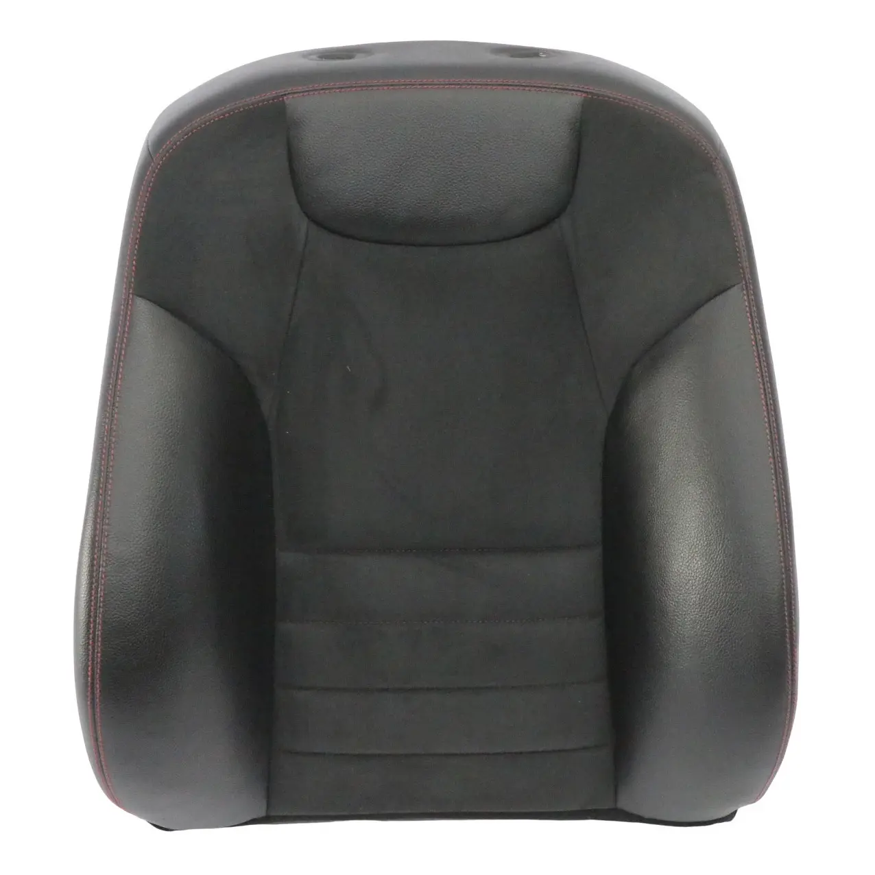 Mercedes W204 Front Right O/S Seat Backrest Leather Alcantara Red Stitching