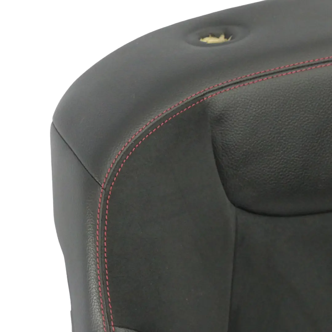 Delantero Derecho Respaldo asiento cuero Alcantara Rojo Costura para Mercedes W204 con número de pieza A2049100006 Mercedes W204 Delantero Derecho Respaldo asiento cuero Alcantara Rojo Costura - SKU A2049100006-1 - Número de pieza A2049100006