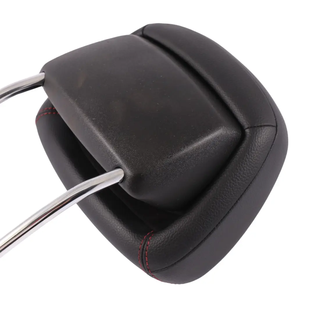 Reposacabezas Delantero Imitación Cuero Negro Costura Roja para Mercedes W204 con número de pieza A2049709550 Mercedes W204 Reposacabezas Delantero Imitación Cuero Negro Costura Roja - SKU A2049709550-1 - Número de pieza A2049709550