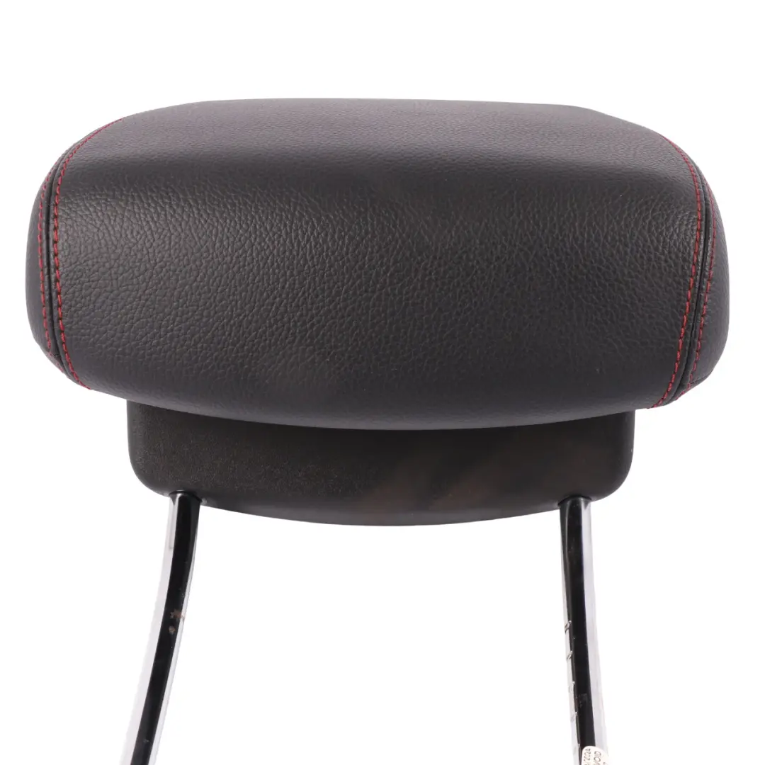 Reposacabezas Delantero Imitación Cuero Negro Costura Roja para Mercedes W204 con número de pieza A2049709550 Mercedes W204 Reposacabezas Delantero Imitación Cuero Negro Costura Roja - SKU A2049709550-1 - Número de pieza A2049709550