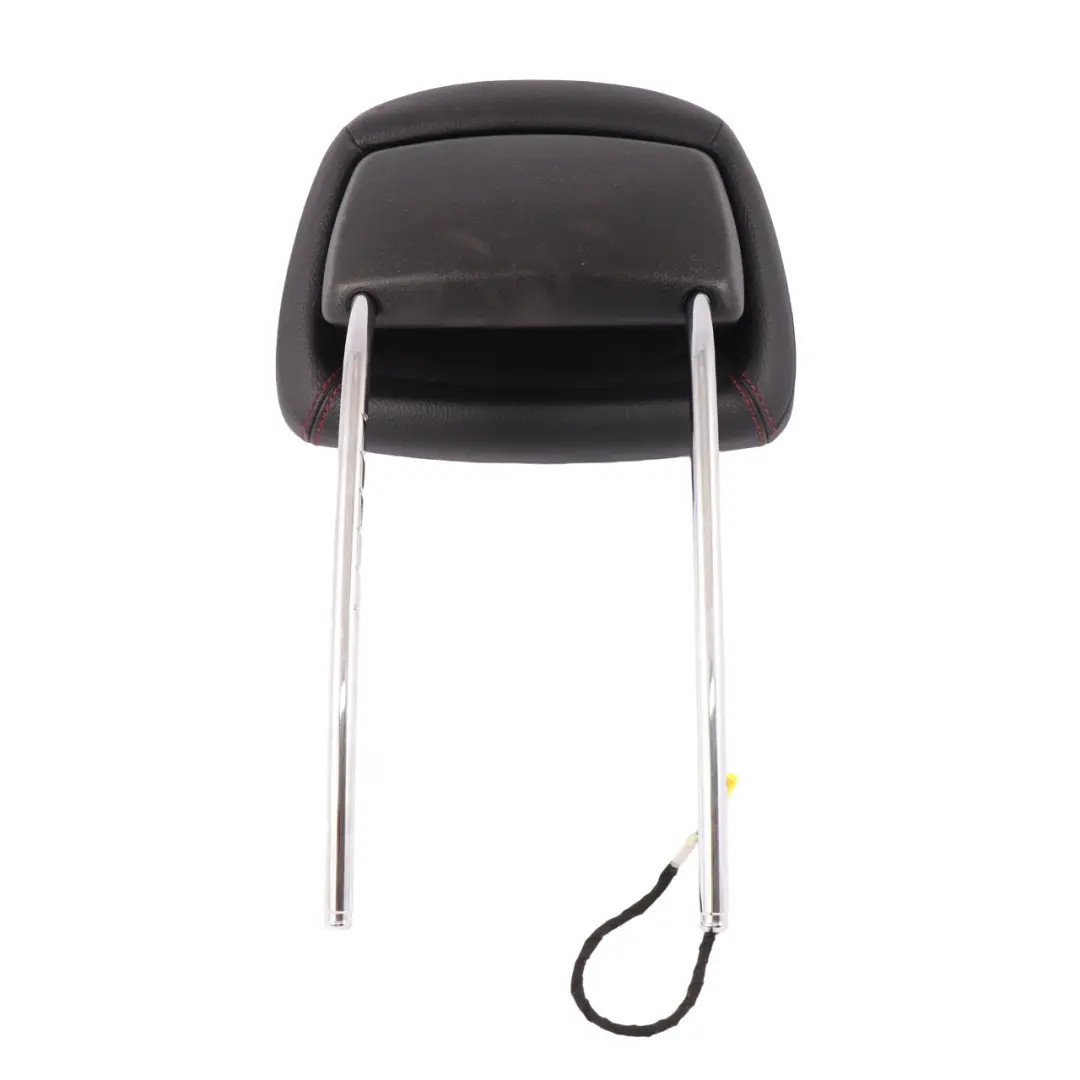 Mercedes W204 Headrest Front Left Right Black Imitation Leather Red Stitching - SKU A2049709550-1 - Part number A2049709550