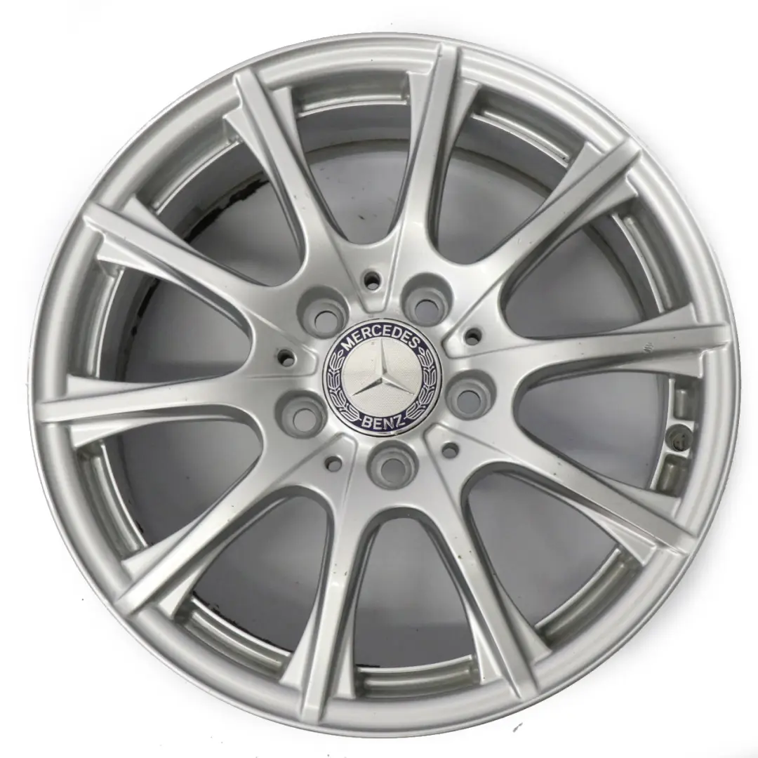 Mercedes W205 Silver Alloy Wheel Rim 16'' 6,5J ET:38 10 Spoke - SKU A2054012400-3 - Part number A2054012400
