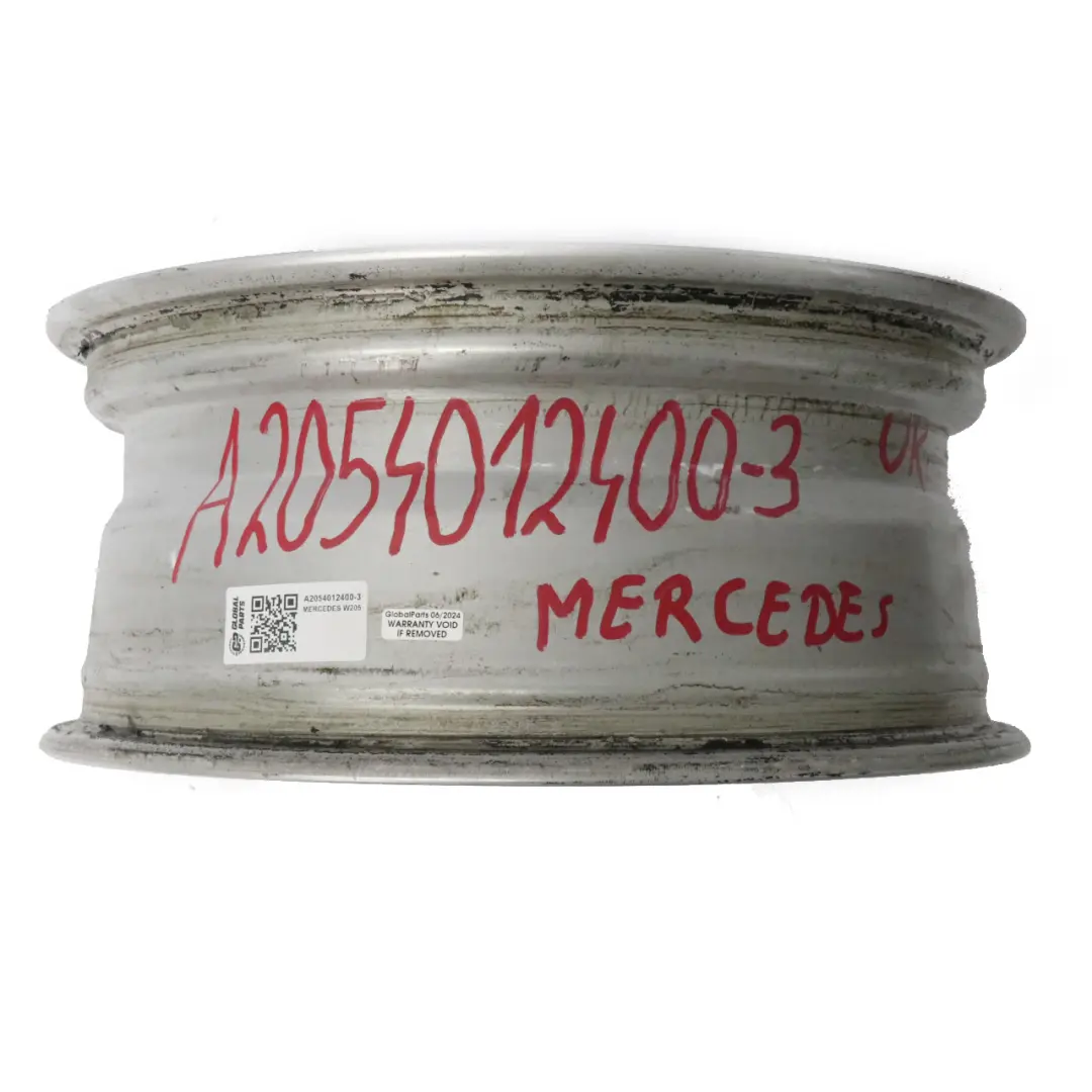 Mercedes W205 Silver Alloy Wheel Rim 16'' 6,5J ET:38 10 Spoke - SKU A2054012400-3 - Part number A2054012400