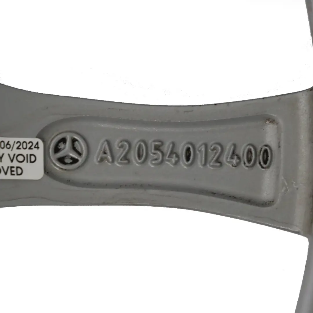 Alloy Wheel Rim 16'' 6,5J ET:38 10 Spoke to Mercedes W205 Silver with Part number A2054012400 Mercedes W205 Silver Alloy Wheel Rim 16'' 6,5J ET:38 10 Spoke - SKU A2054012400-4 - Part number A2054012400