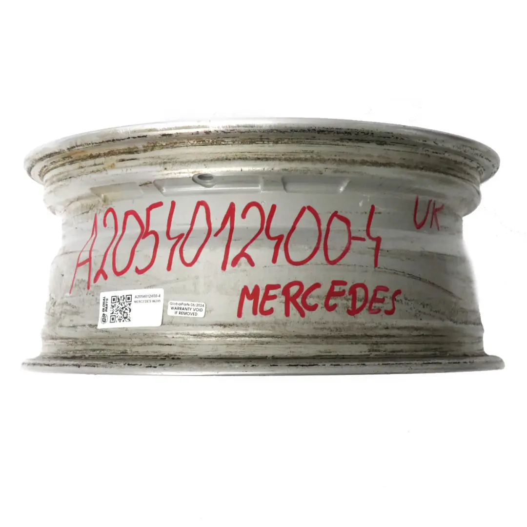 Alloy Wheel Rim 16'' 6,5J ET:38 10 Spoke to Mercedes W205 Silver with Part number A2054012400 Mercedes W205 Silver Alloy Wheel Rim 16'' 6,5J ET:38 10 Spoke - SKU A2054012400-4 - Part number A2054012400