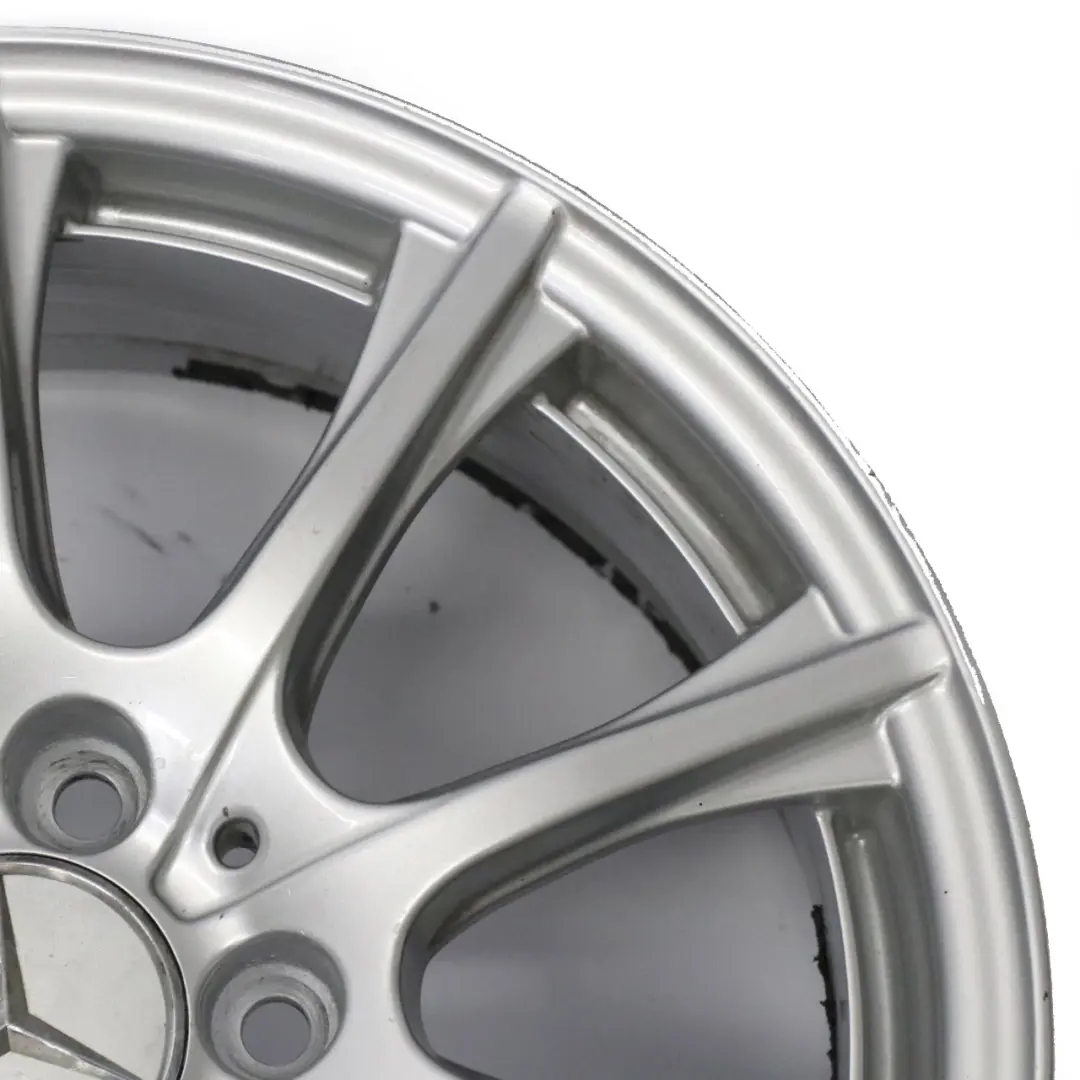 Alloy Wheel Rim 16'' 6,5J ET:38 10 Spoke to Mercedes W205 Silver with Part number A2054012400 Mercedes W205 Silver Alloy Wheel Rim 16'' 6,5J ET:38 10 Spoke - SKU A2054012400-4 - Part number A2054012400