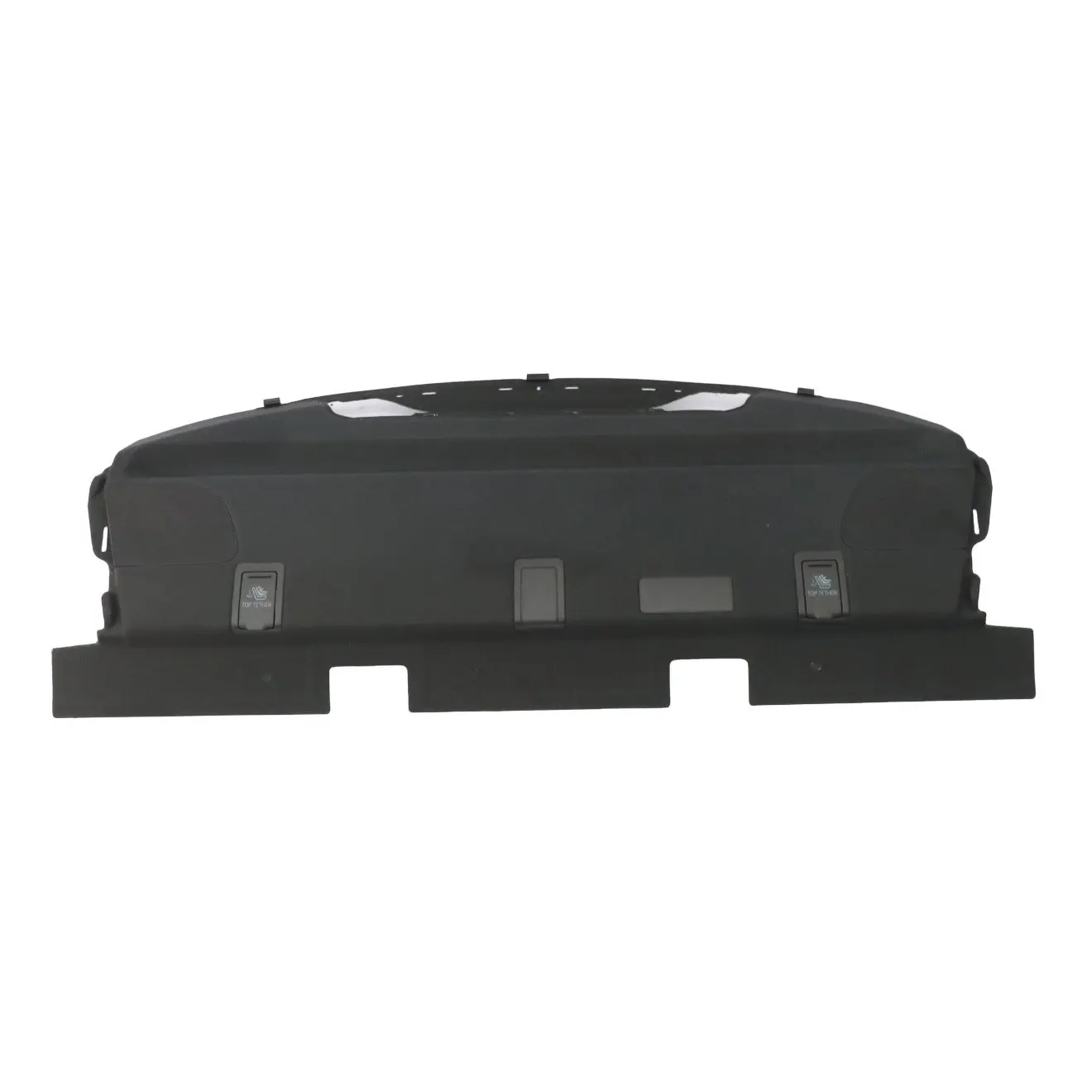 Mercedes W205 Estante para paquetes Cubre Cristal Trasero Negro A2056901500