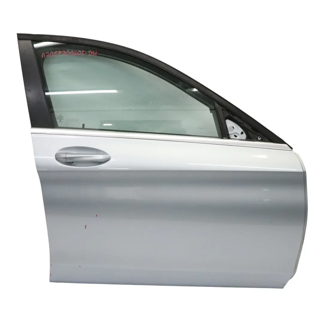 Mercedes W205 Door Front Right O/S Diamond Silver Metallic - 988 - SKU A2057200205-DSI - Part number A2057200205