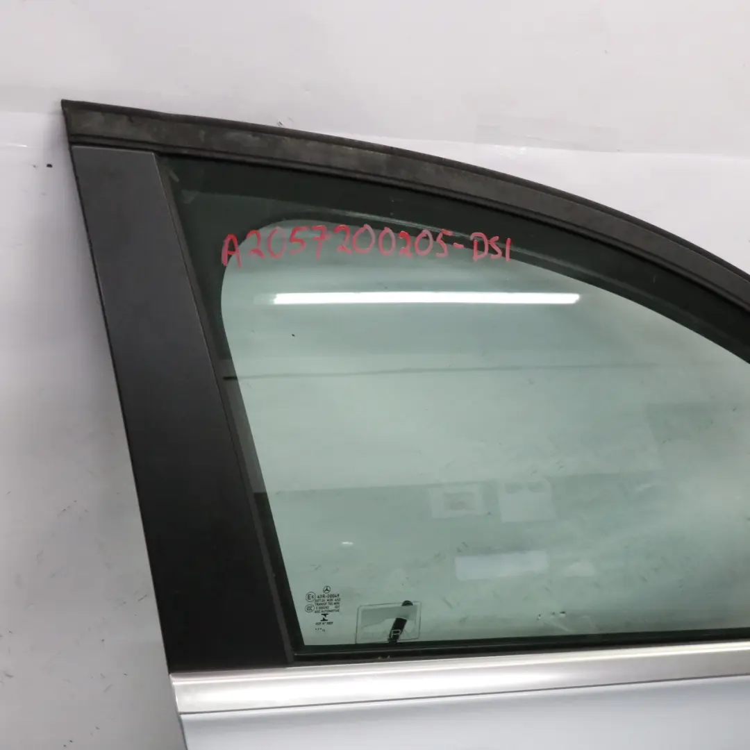 Mercedes W205 Door Front Right O/S Diamond Silver Metallic - 988 - SKU A2057200205-DSI - Part number A2057200205