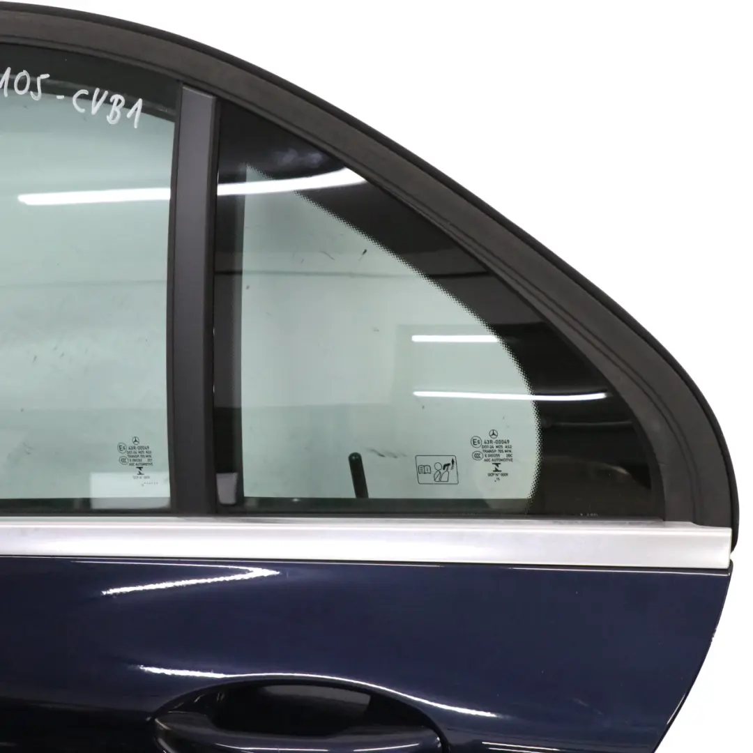Door Rear Left N/S Cavansite Blue Metallic - 890 to Mercedes W205 with Part number A2057300105 Mercedes W205 Door Rear Left N/S Cavansite Blue Metallic - 890 - SKU A2057300105-CVB1 - Part number A2057300105