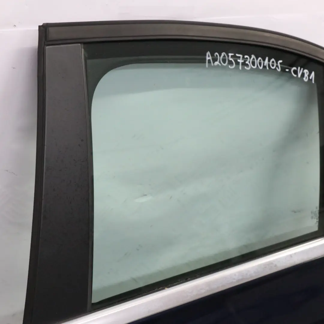 Mercedes W205 Door Rear Left N/S Cavansite Blue Metallic - 890 - SKU A2057300105-CVB1 - Part number A2057300105
